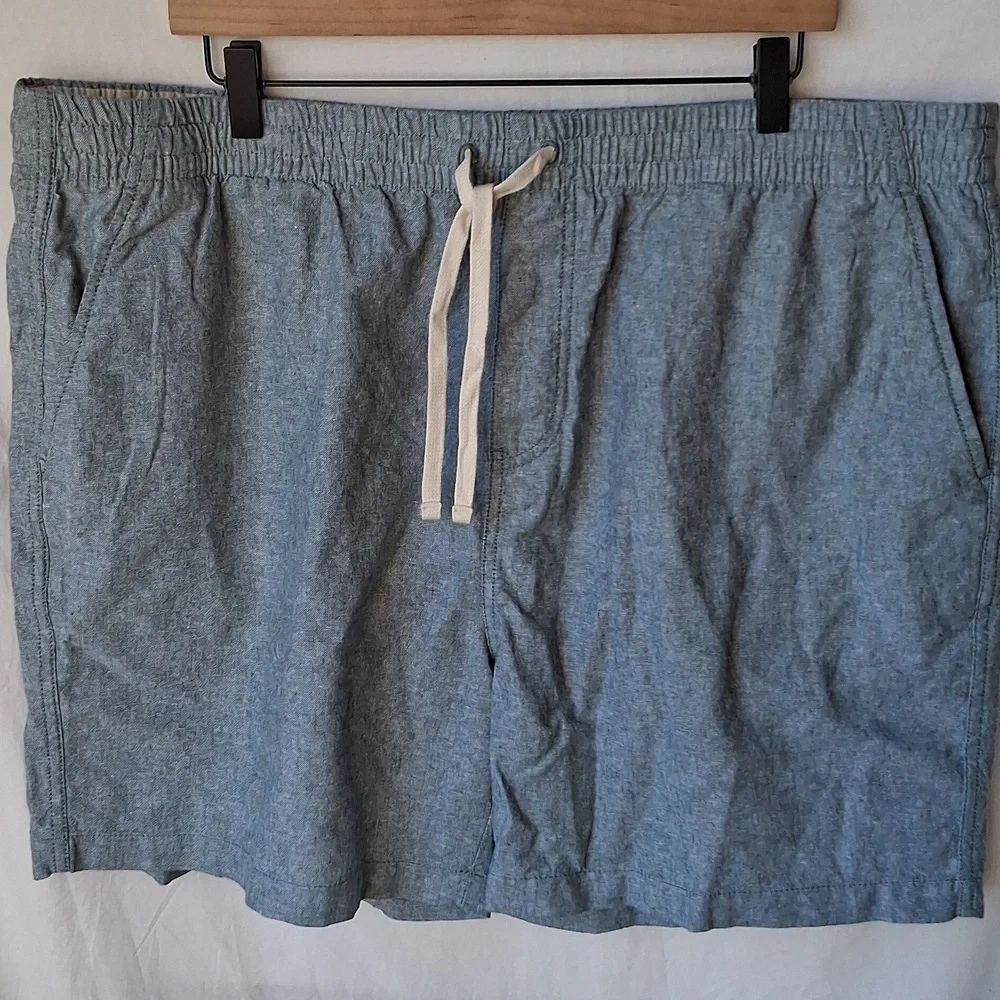 J. Crew Gray GreenMen's Shorts Linen Blend Size XXL